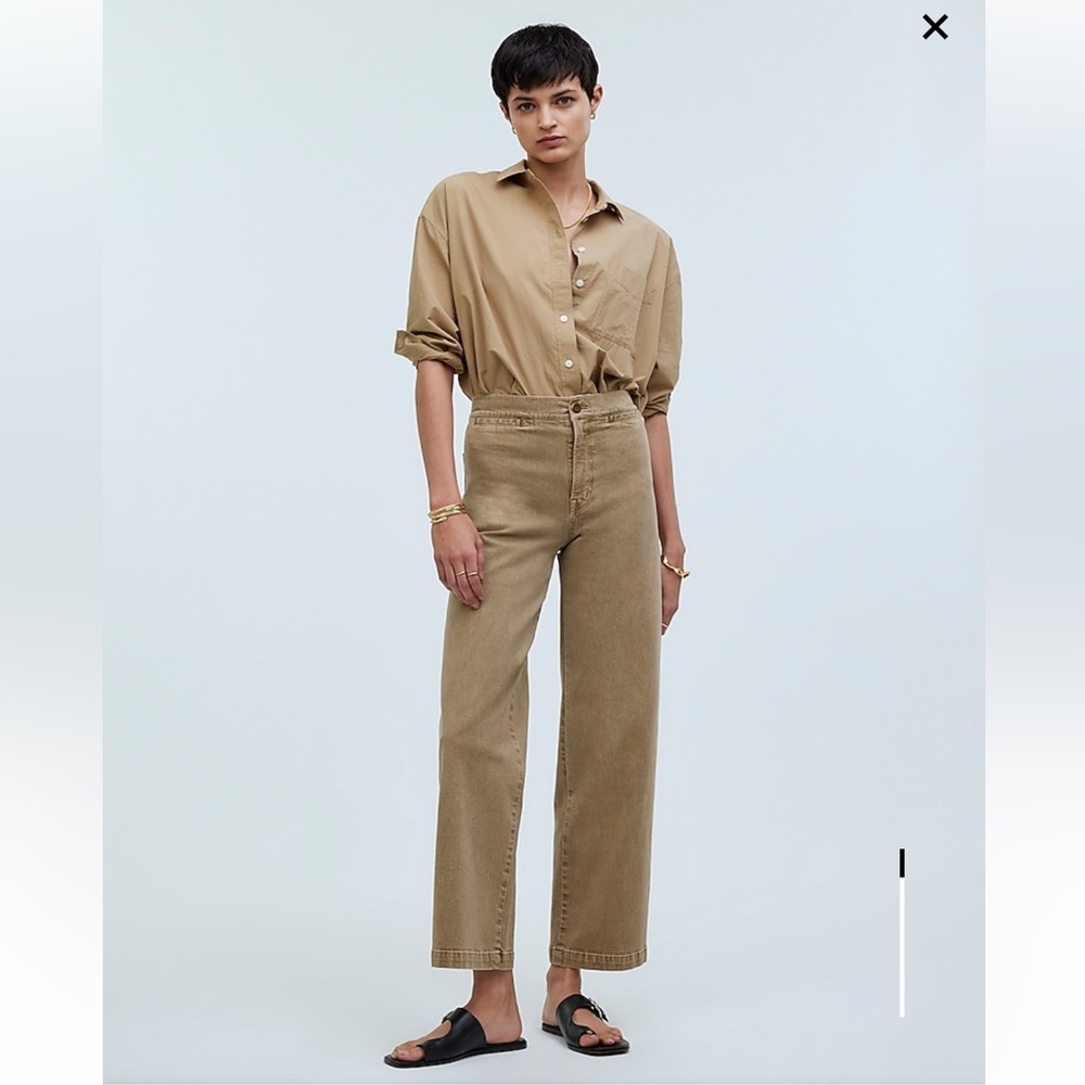 NWT Madewell Tan Ankle Pants